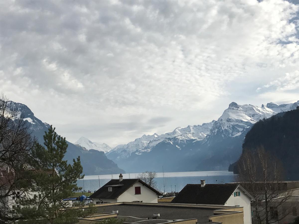 Ferienwohnung Mit Seesicht Brunnen Exteriér fotografie