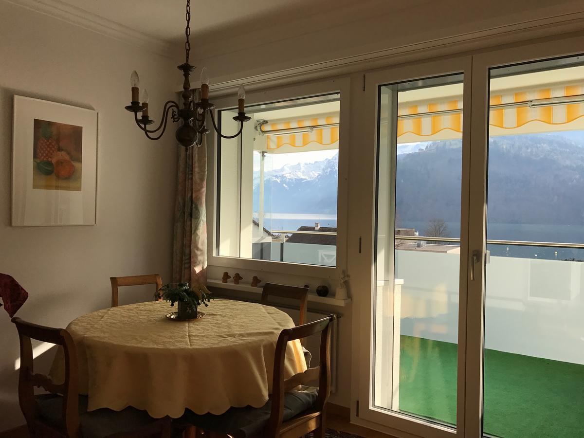 Ferienwohnung Mit Seesicht Brunnen Exteriér fotografie