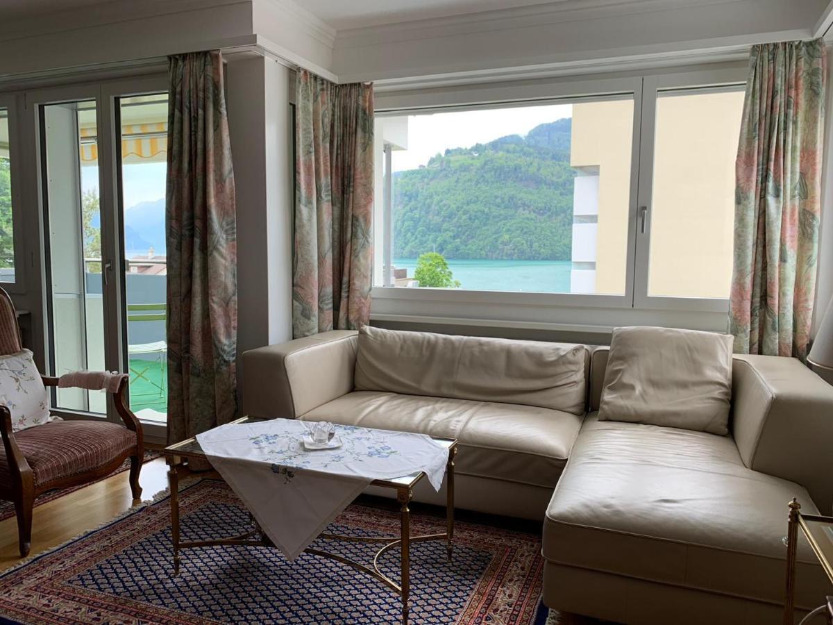 Ferienwohnung Mit Seesicht Brunnen Exteriér fotografie